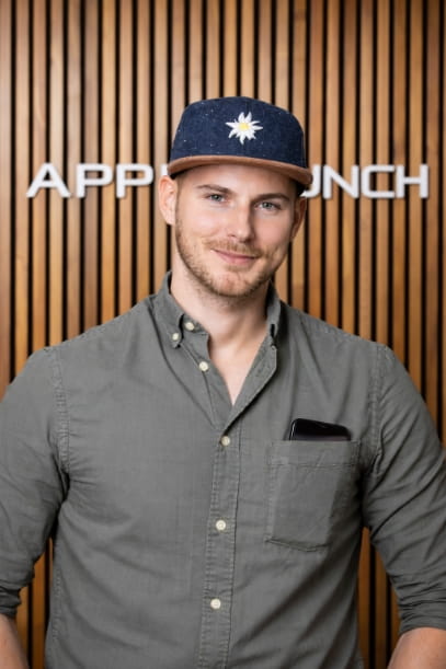 Unser Geschäftsführer und App entwickler