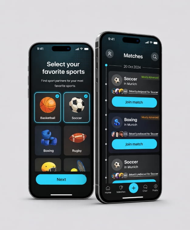 Die MySportFriend App für iOS und Android